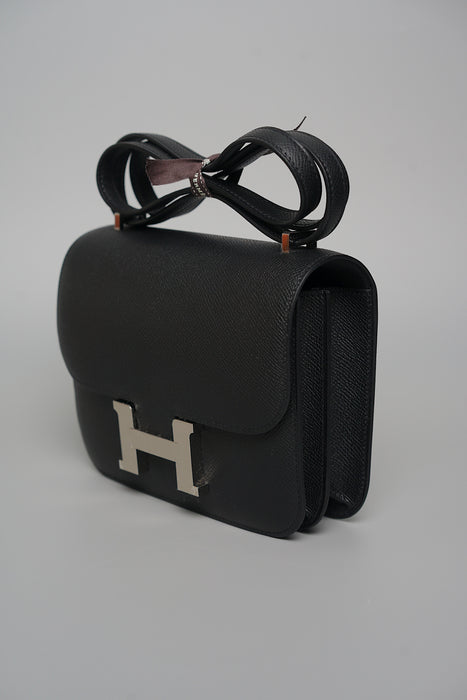 Hermes Constance 18 in Noir Phw (Brand New)