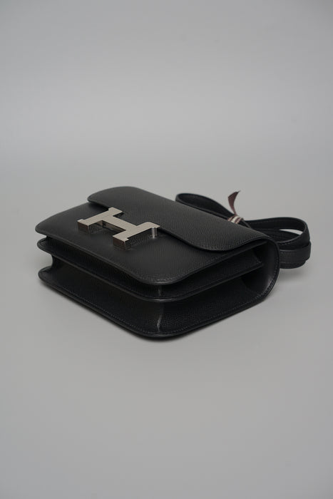 Hermes Constance 18 in Noir Phw (Brand New)