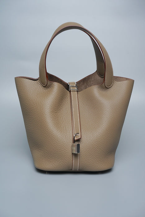 Hermes Picotin 22 in Etoupe Phw (Brand New)