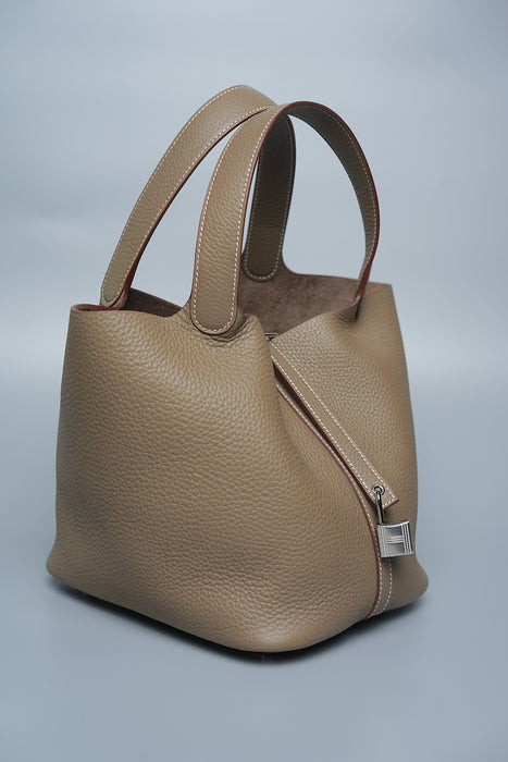 Hermes Picotin 22 in Etoupe Phw (Brand New)