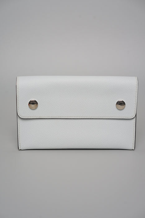 Hermes Snap Wallet in Gris Platine Phw (Brand New)