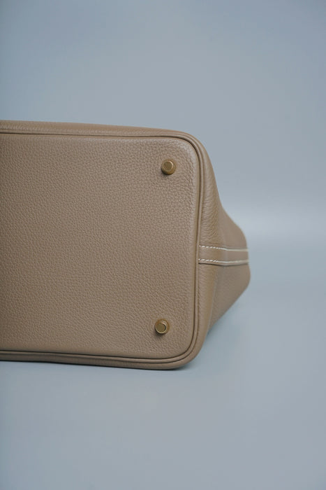 Hermes Picotin 22 in Etoupe Ghw