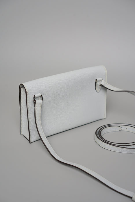 Hermes Snap Wallet in Gris Platine Phw (Brand New)