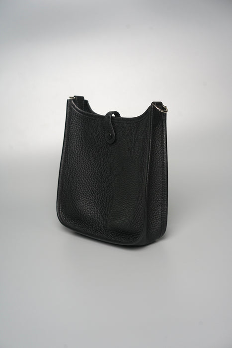 Hermes Mini Evelyne in Black Phw