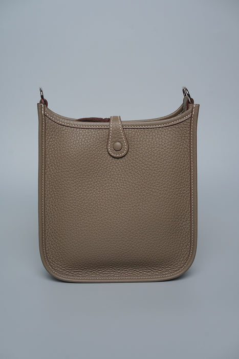 Hermes Mini Evelyne in Etoupe Phw
