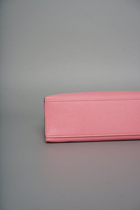 Hermes Kelly Pochette in Rose Confetti Epsom Phw