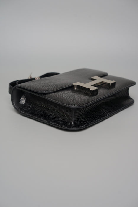 Hermes Constance 1-24 in Noir Lizard Phw (Brand New)