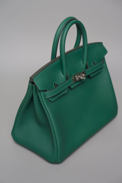 Hermes Birkin 25 in Vert Moyen Swift Phw (Brand New)