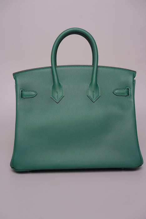 Hermes Birkin 25 in Vert Moyen Swift Phw (Brand New)