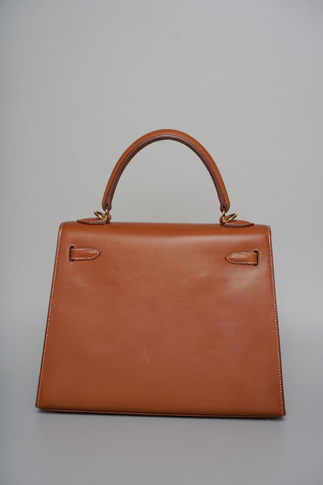 Hermes Kelly 25 in Smooth Barenia Ghw (Brand New)