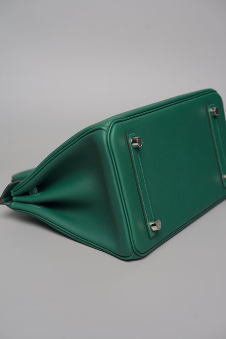 Hermes Birkin 25 in Vert Moyen Swift Phw (Brand New)
