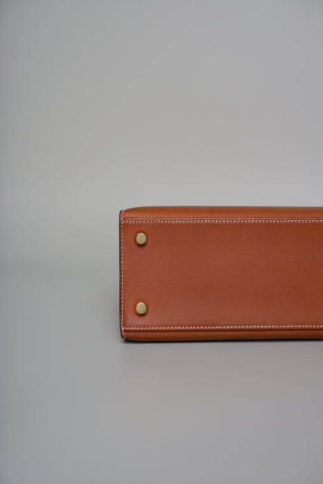 Hermes Kelly 25 in Smooth Barenia Ghw (Brand New)