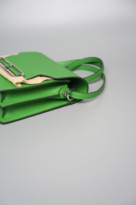 Hermes Mini Roulis in Vert Yucca/Vert Fizz Phw