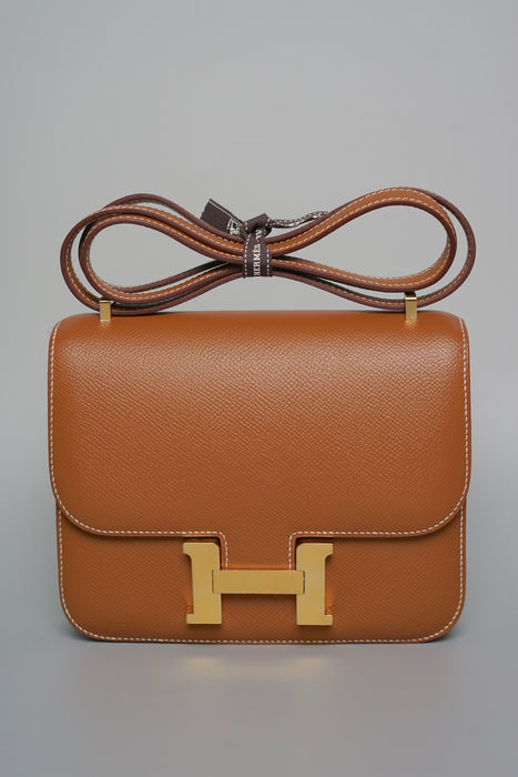 Hermes Constance 18 in Gold Epsom Ghw (Brand new)