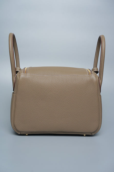 Hermes Lindy 26 in Etoupe Ghw (Brand New)