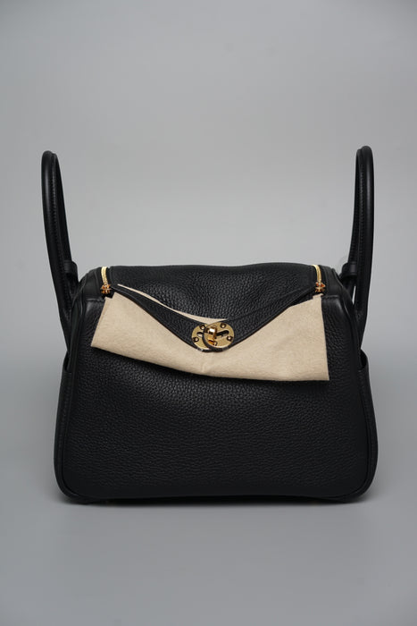 Hermes Lindy 26 in Black Ghw (Brand New)