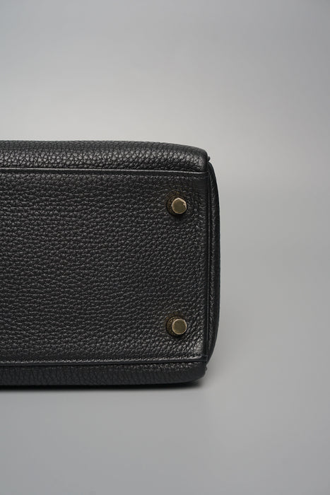 Hermes Kelly 32 Black Togo Retourne Ghw