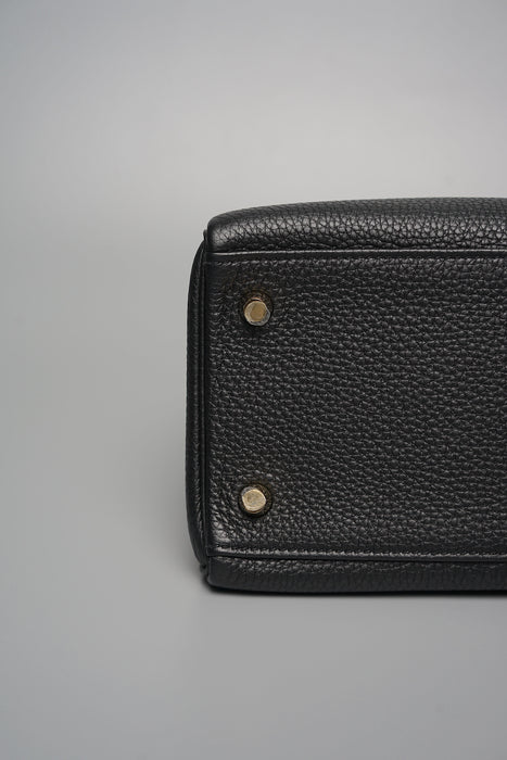 Hermes Kelly 32 Black Togo Retourne Ghw