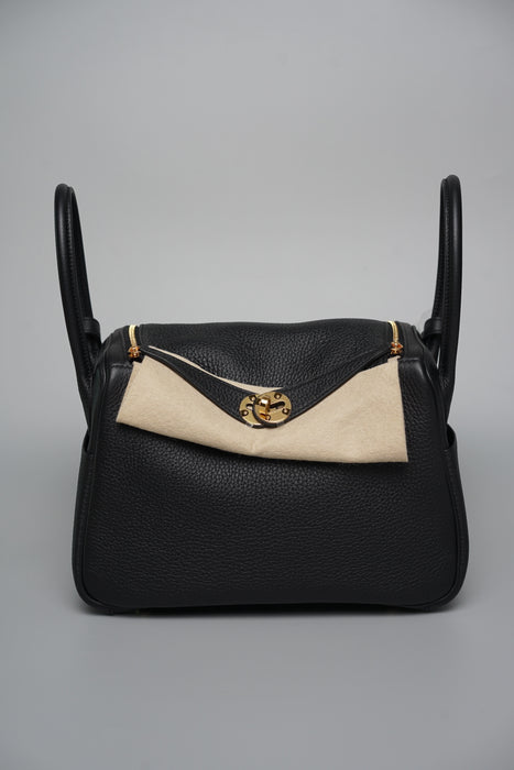 Hermes Lindy 26 in Black Ghw (Brand New)