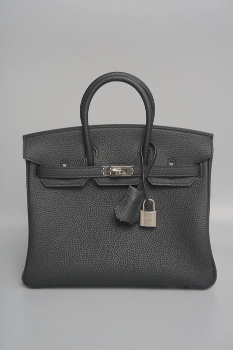 Hermes Birkin 25 in Black Togo Phw (Brand New)