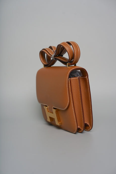 Hermes Constance 18 in Gold Epsom Ghw (Brand new)