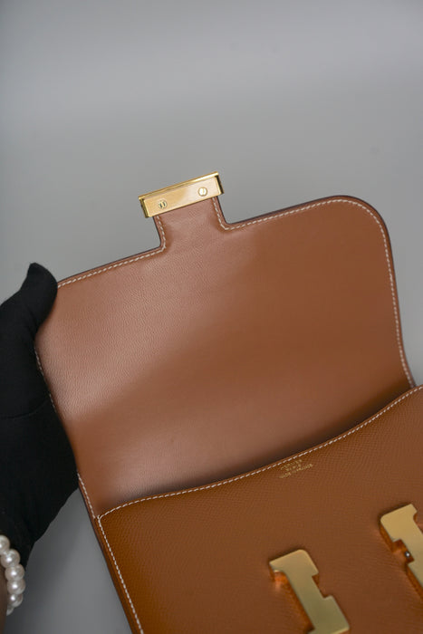 Hermes Constance 18 in Gold Epsom Ghw (Brand new)