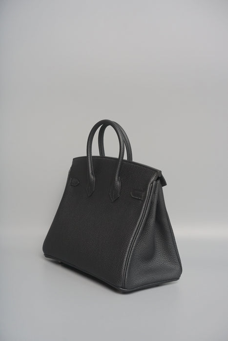 Hermes Birkin 25 in Black Togo Phw (Brand New)