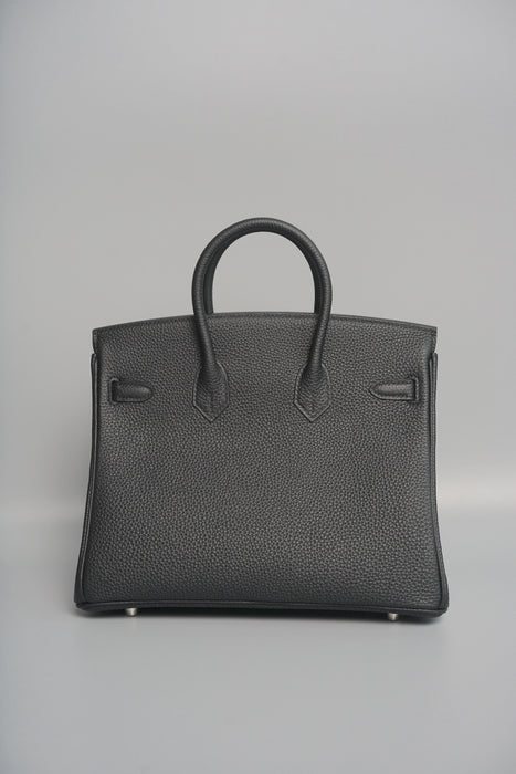 Hermes Birkin 25 in Black Togo Phw (Brand New)