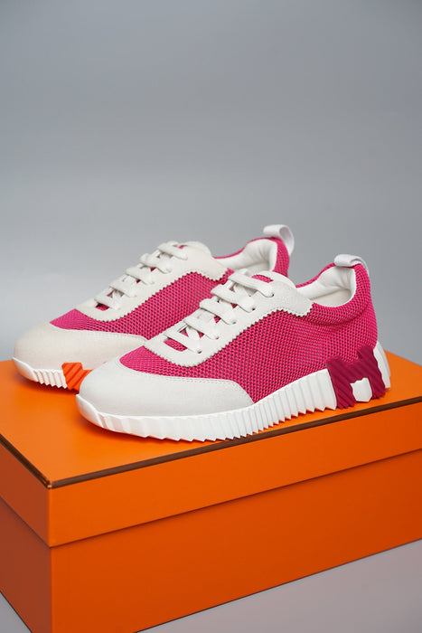 Hermes Bouncing Sneakers in Rose Size 39.5 (Brand New)