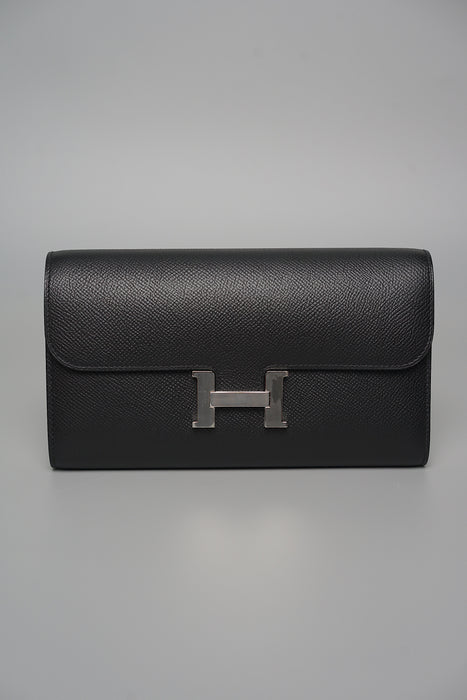 Hermes Constance To Go in Noir Epsom Phw