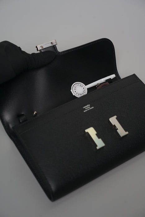 Hermes Constance To Go in Noir Epsom Phw