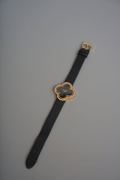 VCA Vintage Alhambra Watch in Yellow Gold Diamonds