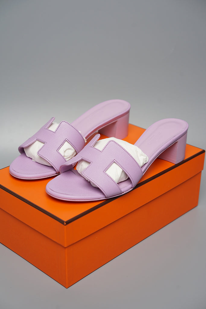 Hermes Oasis Sandals in Violet Size 37 (Brand New)– ORANGEPORTER