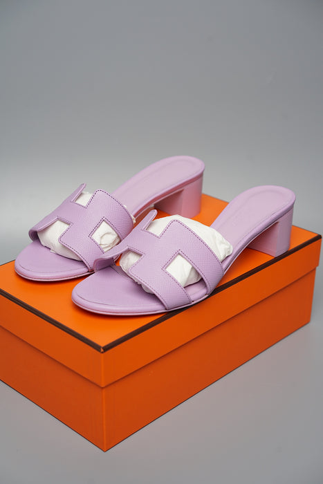 Hermes Oasis Sandals in Violet Size 37 (Brand New)