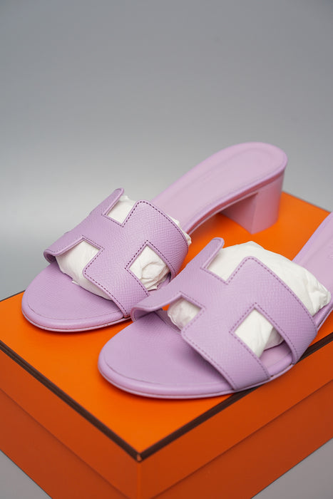 Hermes Oasis Sandals in Violet Size 37 (Brand New)