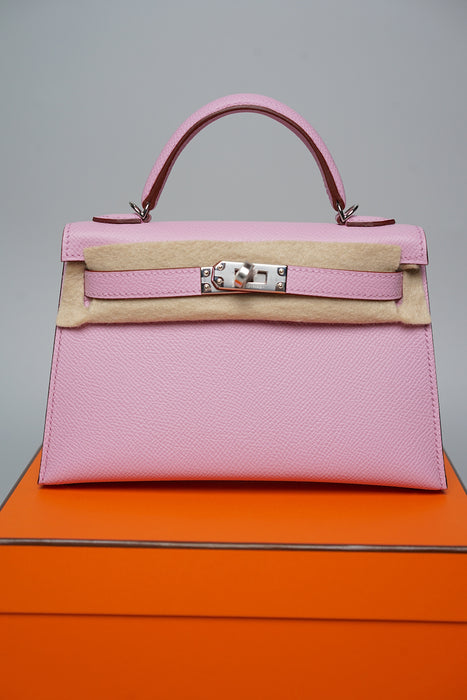 Hermes Kelly 20 in Mauve Sylvestre Phw (Brand New)