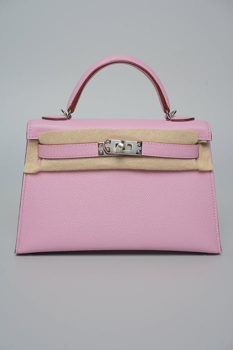 Hermes Kelly 20 in Mauve Sylvestre Phw (Brand New)