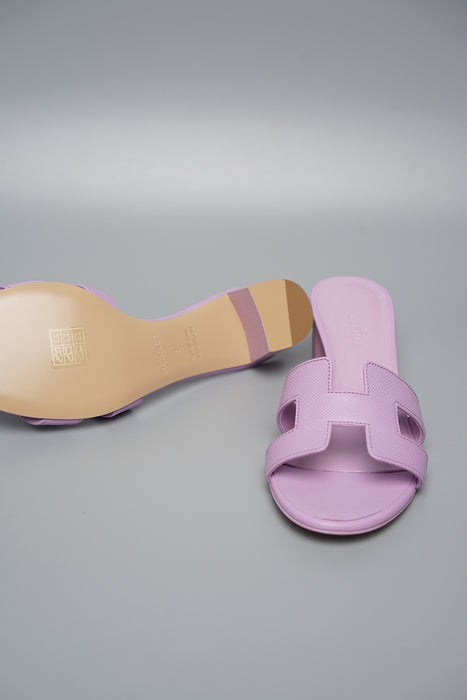 Hermes Oasis Sandals in Violet Size 37 (Brand New)