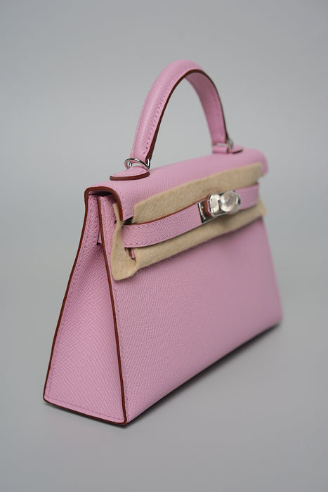Hermes Kelly 20 in Mauve Sylvestre Phw (Brand New)
