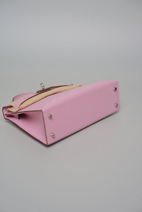 Hermes Kelly 20 in Mauve Sylvestre Phw (Brand New)