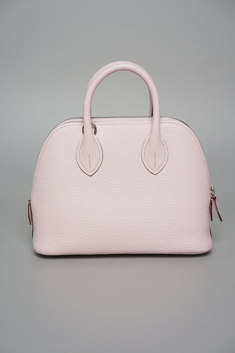 Hermes Mini Bolide in Rose Darling Chèvre Phw (Brand New)