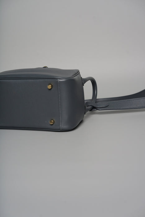 Hermes Mini Lindy in Gris Misty Swift Permabrass
