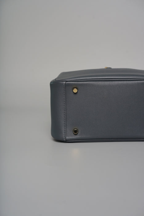 Hermes Mini Lindy in Gris Misty Swift Permabrass