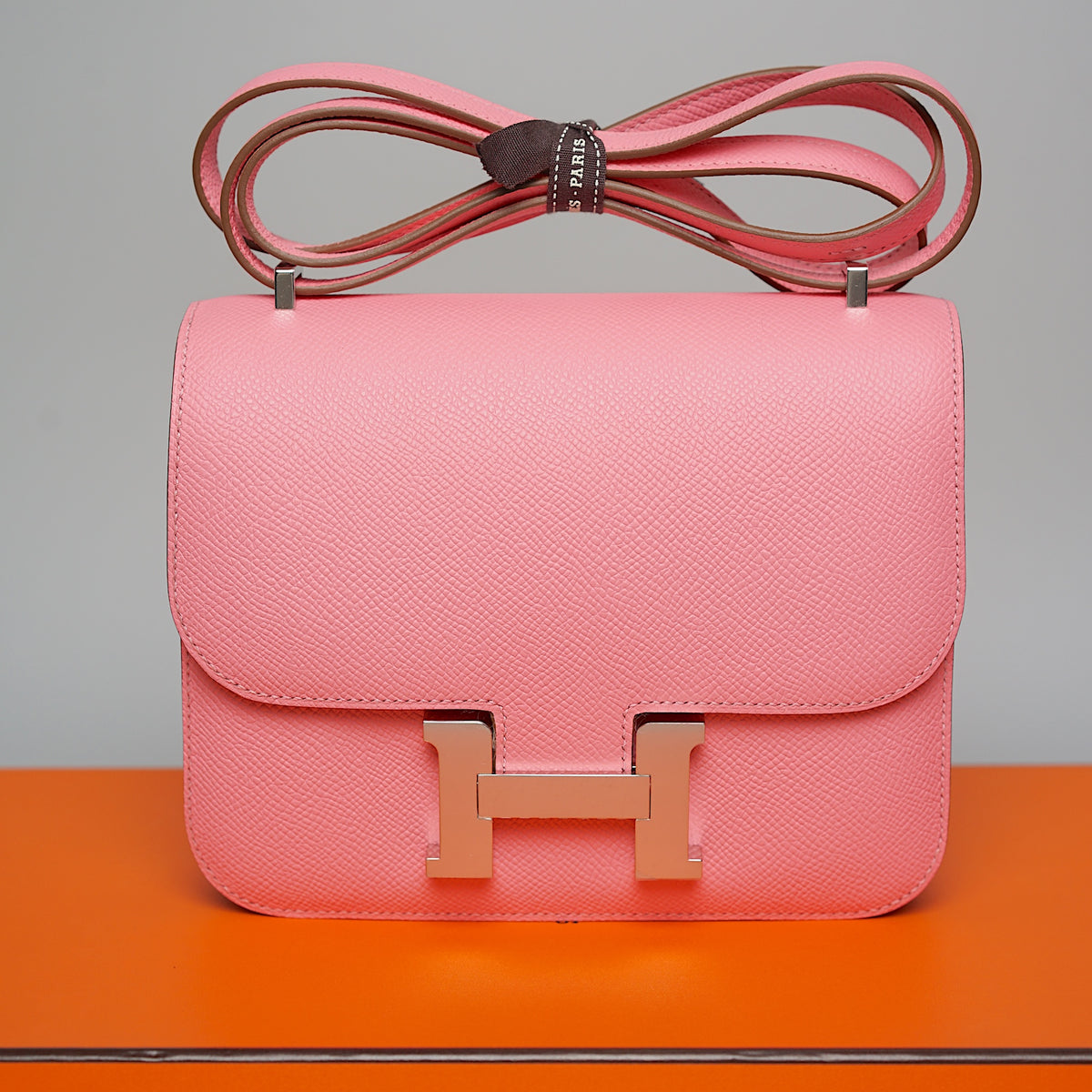 Hermes Constance 18 in Rose Darling Chèvre Phw (Brand New