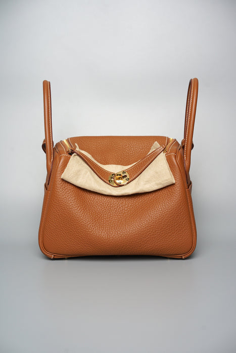 Hermes Lindy 26 in Gold Ghw