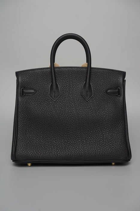 Hermes Birkin 25 in Black Togo Ghw (Brand New)