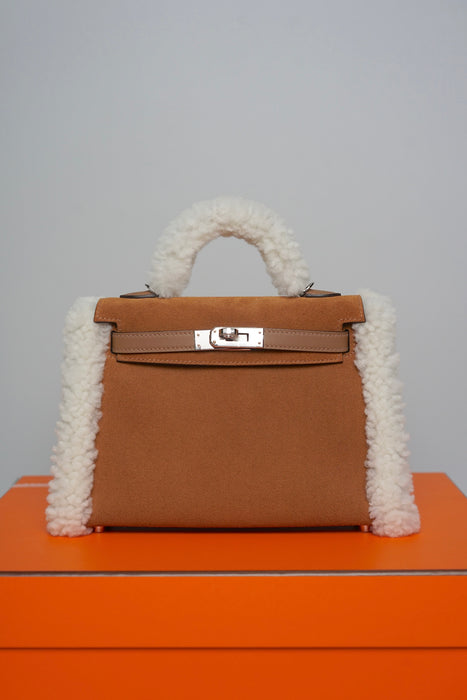 Hermes Kelly 20 in Alezan Teddy Chamolis Phw (Brand New)