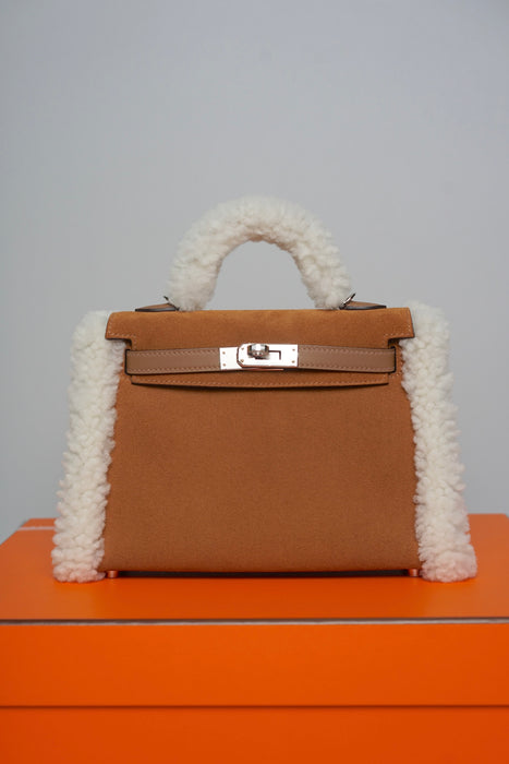 Hermes Kelly 20 in Alezan Teddy Chamolis Phw (Brand New)