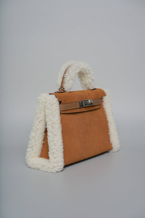 Hermes Kelly 20 in Alezan Teddy Chamolis Phw (Brand New)