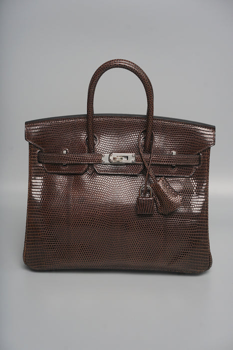 Hermes Birkin 25 in Ebene Lizard Phw